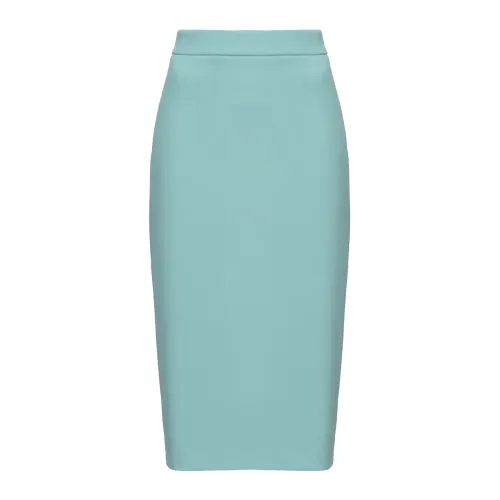 Pinko , Midi Skirt with slit ,Blue female, Sizes: