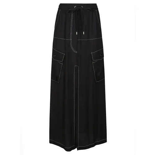 Pinko , Nero Limousine Gulp Skirt ,Black female, Sizes: