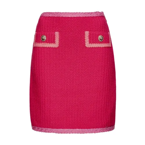 Pinko , Pencil Skirt ,Pink female, Sizes: