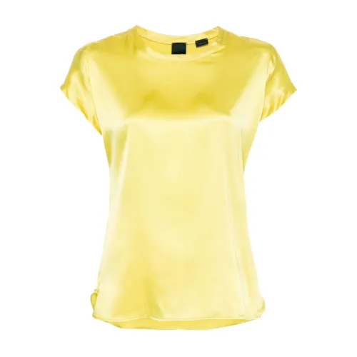 Pinko , Pinko Shirts Yellow ,Yellow female, Sizes: