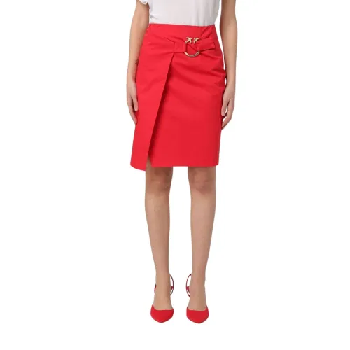 Pinko , Short Skirts ,Red female, Sizes: