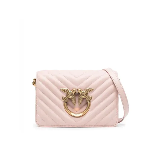 Pinko , Shoulder Bags ,Pink female, Sizes: ONE SIZE
