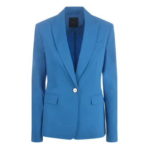 Pinko , Stylish Blazers for Women ,Blue female, Sizes:
