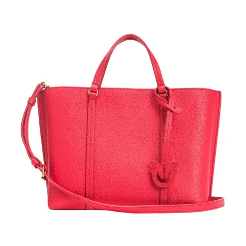 Pinko , Stylish Leather Bag ,Red female, Sizes: ONE SIZE