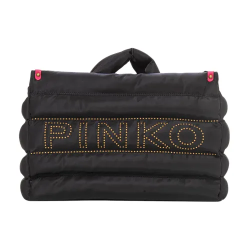 Pinko , Stylish Medium Shopping Bag ,Black female, Sizes: ONE SIZE
