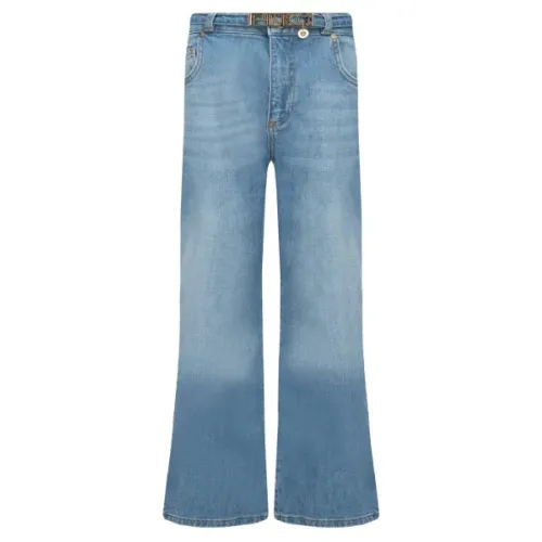 Pinko , Stylish Pants for Women ,Blue female, Sizes: