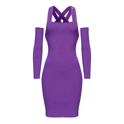 Pinko , Summer Dresses ,Purple female, Sizes: