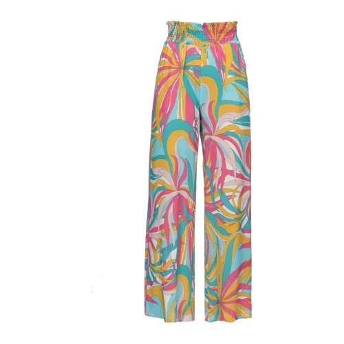 Pinko , Wide Trousers ,Multicolor female, Sizes: