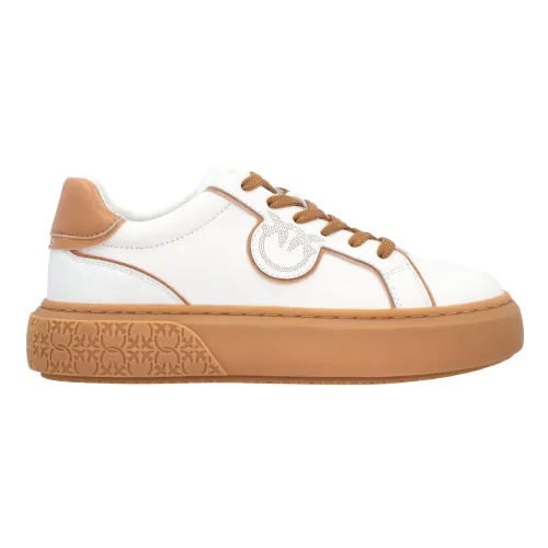 Pinko , Yoko 01 Sneakers ,White female, Sizes: