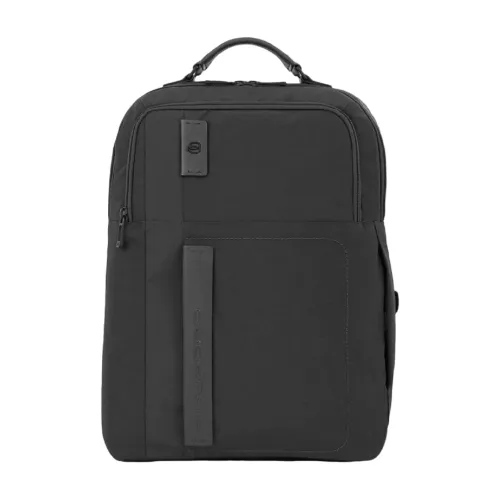 Piquadro , Black Bucket Backpack & Backpack ,Black male, Sizes: ONE SIZE