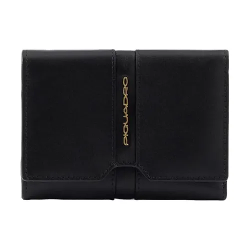 Piquadro , Black Women Wallet with Rfid Protection ,Black female, Sizes: ONE SIZE
