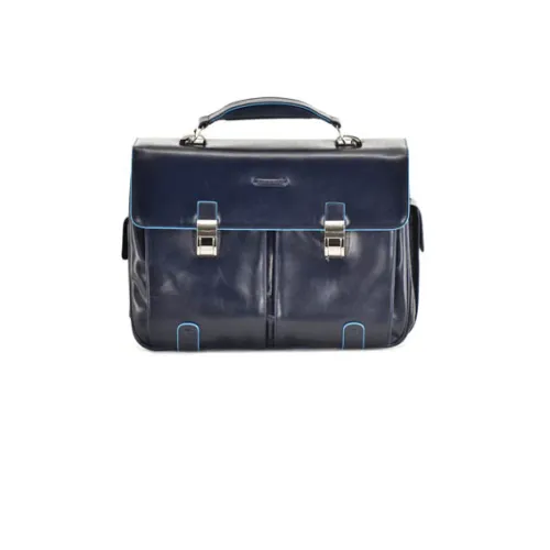 Piquadro , Blue Unisex Handbag with iPad Holder ,Blue unisex, Sizes: ONE SIZE
