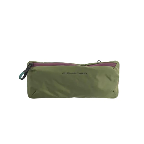 Piquadro , Flat Fabric Shoulder Bag ,Green female, Sizes: ONE SIZE
