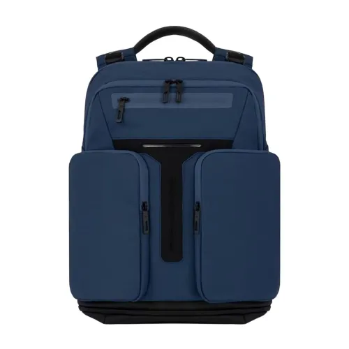 Piquadro , Men`s Backpack Bucket Backpack Backpack Blue ,Blue male, Sizes: ONE SIZE
