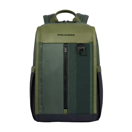 Piquadro , Men's Bags Bucket Bag & Backpack Green Ss24 ,Green male, Sizes: ONE SIZE
