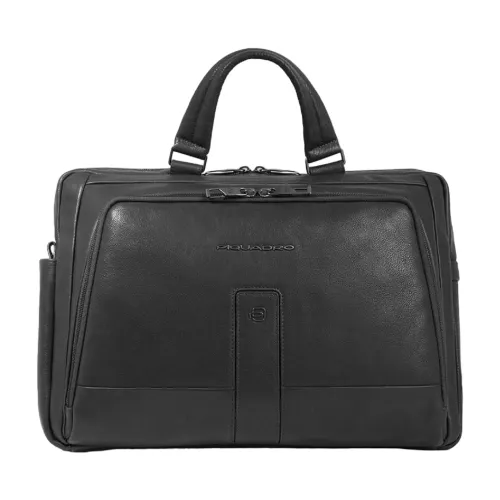 Piquadro , Men's Bags Handbag Black Ss24 ,Black male, Sizes: ONE SIZE