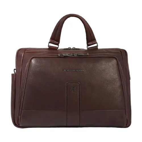 Piquadro , Men's Bags Handbag Dark Brown Ss24 ,Brown male, Sizes: ONE SIZE