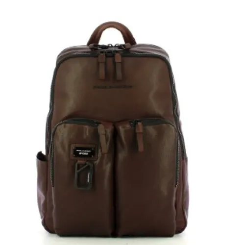 Piquadro , PC backpack with Rfid Harper 14.0 ,Brown male, Sizes: ONE SIZE