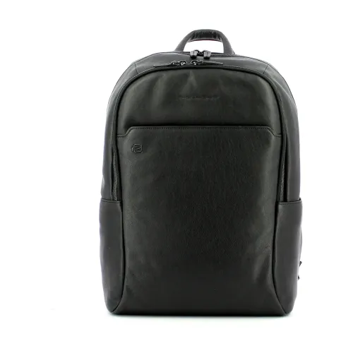Piquadro , Square PC Backpack ,Black male, Sizes: ONE SIZE