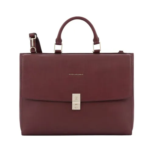 Piquadro , Women Bags Handbag Bordeaux Aw22 ,Brown female, Sizes: ONE SIZE