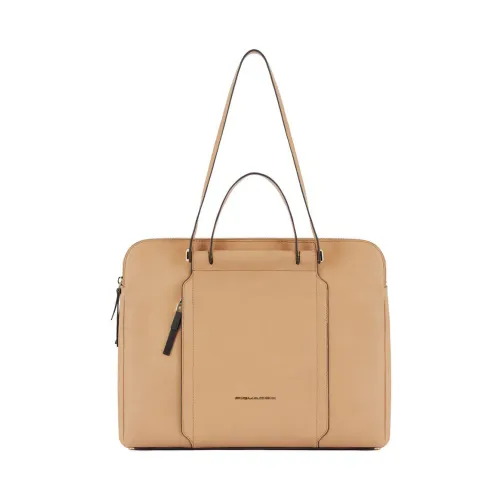 Piquadro , Women Bags Handbag Ss22 ,Beige female, Sizes: ONE SIZE