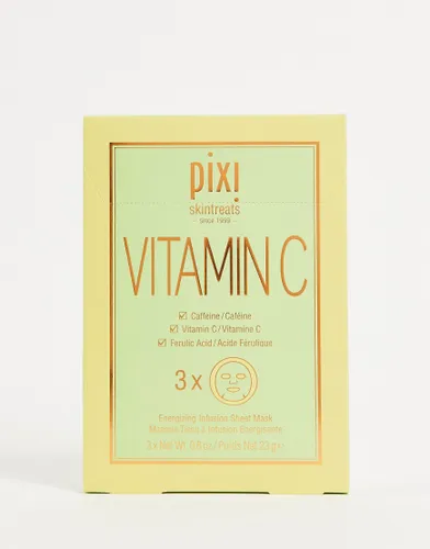 Pixi Brightening & Firming Vitamin-C Sheet Face Mask (x3)-No colour