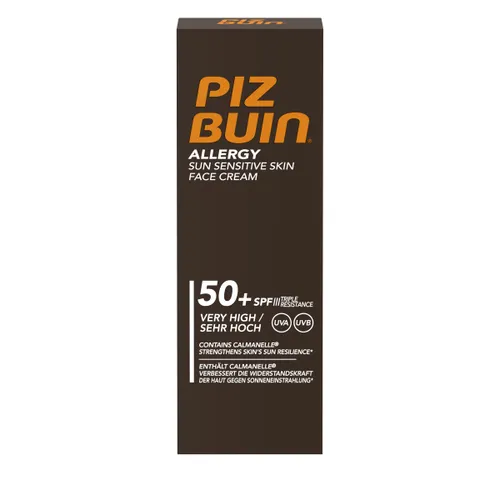 Piz Buin Allergy Sun Sensitive Skin Face Cream SPF50+