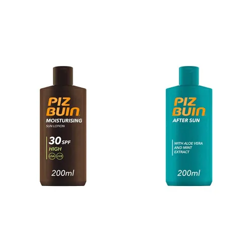 Piz Buin Moisturising Sun Lotion and Soothing & Cooling