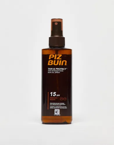 Piz Buin Tan & Protect Tan Intensifying Sun Oil Spray SPF15 150ml-No colour