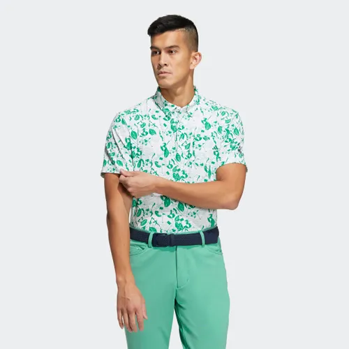 Play Green Graphic Golf Polo Shirt