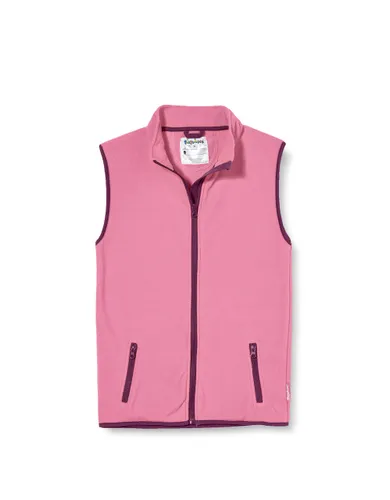 Playshoes Unisex Kid's Fleece Vest Coloured Offset Gilet