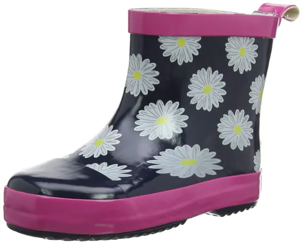 Playshoes Unisex Kid's Wellies Rain Boot Daisies Wellington