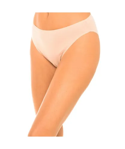 Playtex Pack-2 WoMens Perfect Comfort Stretch Cotton Panties P0A8S - Beige