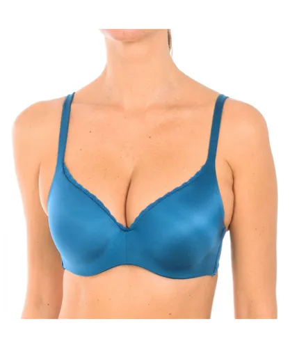 Playtex Womens Cocoon bra with underwire and cups P4183 woman - Blue