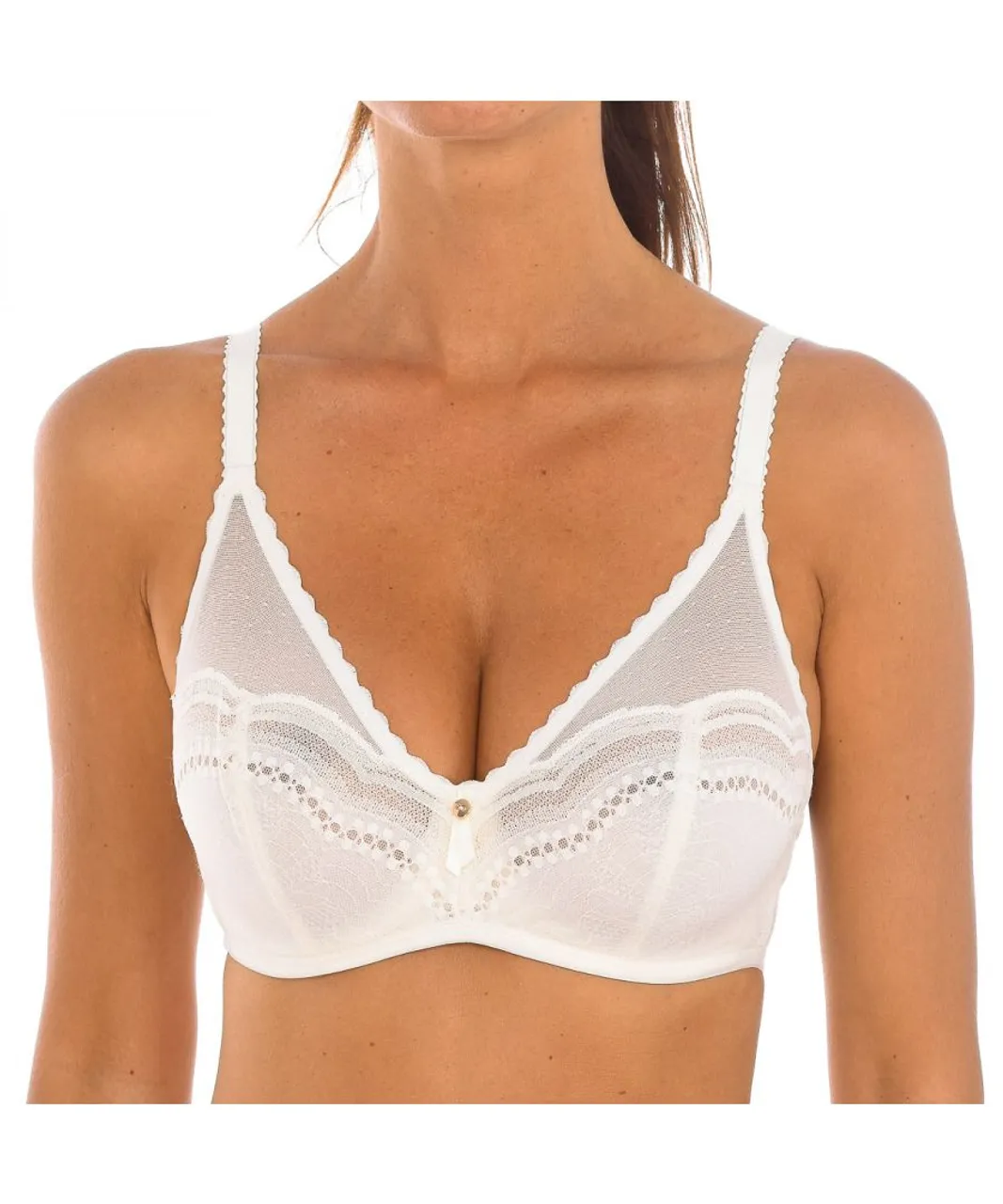 Playtex Womenss bra with underwire and cups P09AV - White