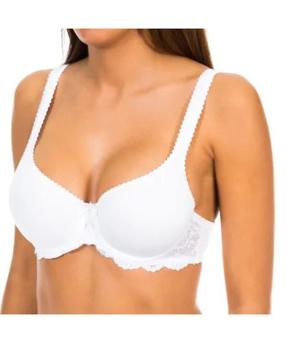 Playtex Womenss underwired bra with cups P04MV - White