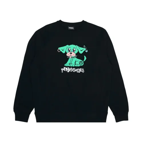Pleasures , P21F040 Sweatshirt ,Black male, Sizes:
