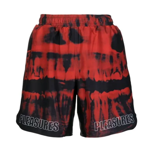 Pleasures , Short Shorts ,Red male, Sizes:
