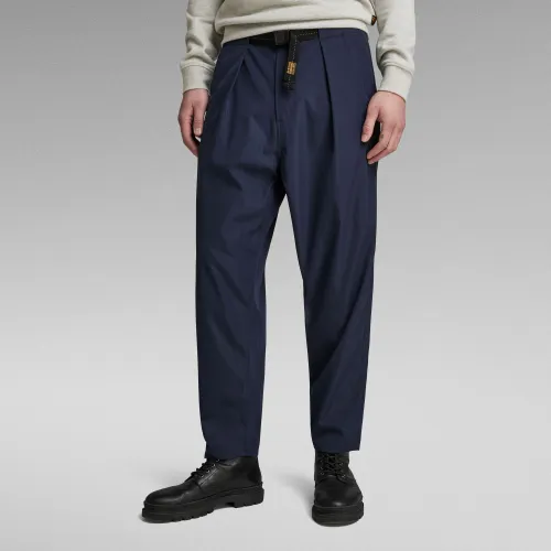 Pleated Chino Belt Relaxed
