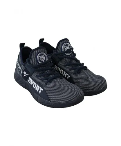 Plein Sport Mens Blue Indaco Carter Sneakers Shoes - Black