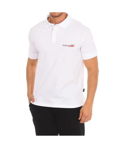 Plein Sport PIPS511 Mens short-sleeved polo shirt - White