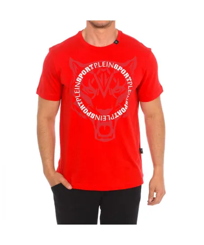 Plein Sport TIPS402 Mens short sleeve t-shirt - Red
