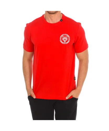 Plein Sport TIPS412 Mens short sleeve t-shirt - Red