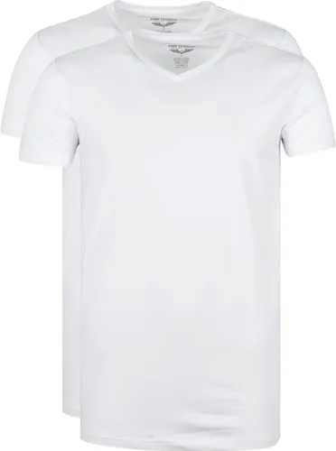 PME Legend Basic T-shirt 2-Pack V-Neck White