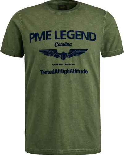 PME Legend Jersey T Shirt Print  Green