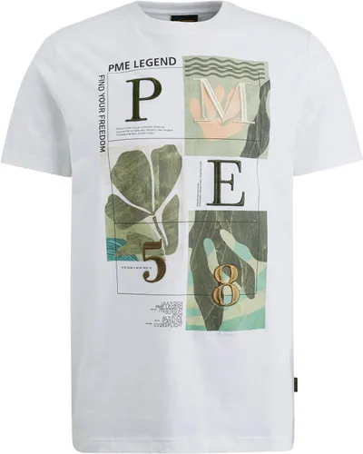 PME Legend Jersey T Shirt Print   White