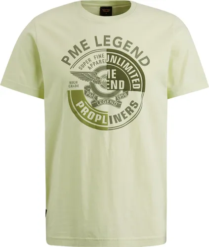PME Legend Single Jersey T Shirt Print Yellow