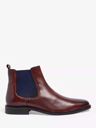 Pod Birch Leather Chelsea Boots - Chestnut - Male