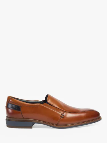 Pod Spear Leather Loafers - Cognac - Male