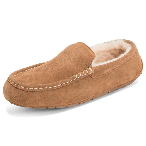 Polar Mens Moccasins Australian Suede House Loafers Shoes